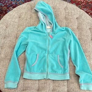 kc parker terry hoodie size 10